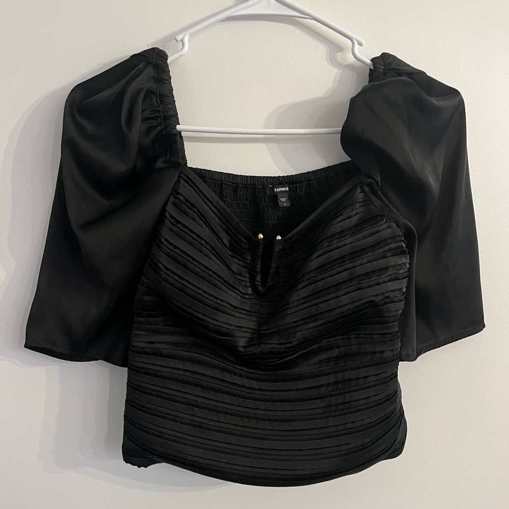Black Silk Express Top